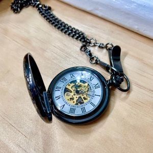 Victorian Steampunk Style Winding Pocket Watch